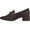 imageCLIFFS BY WHITE MOUNTAIN Womens Quinbee Low Block Heel LoaferDk BrownSuedette