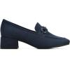 imageCLIFFS BY WHITE MOUNTAIN Womens Quinbee Low Block Heel LoaferNavySuedette