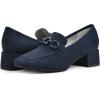 imageCLIFFS BY WHITE MOUNTAIN Womens Quinbee Low Block Heel LoaferNavySuedette