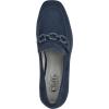 imageCLIFFS BY WHITE MOUNTAIN Womens Quinbee Low Block Heel LoaferNavySuedette