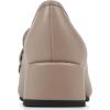 imageCLIFFS BY WHITE MOUNTAIN Womens Quinbee Low Block Heel LoaferTaupeSmooth