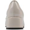 imageCLIFFS BY WHITE MOUNTAIN Womens Quinna Cushioned Block Heel Loafer PumpCreamPatent