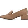 imageCLIFFS BY WHITE MOUNTAIN Womens Quinta Low Block Heel LoaferNaturalGrainy