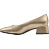 imageCLIFFS BY WHITE MOUNTAIN Womens Quintesa Cushioned Block Heel PumpLt GoldMetallicSmooth