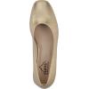 imageCLIFFS BY WHITE MOUNTAIN Womens Quintesa Cushioned Block Heel PumpLt GoldMetallicSmooth