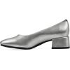 imageCLIFFS BY WHITE MOUNTAIN Womens Quintesa Cushioned Block Heel PumpSilverMetallicSmooth