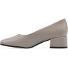 imageCLIFFS BY WHITE MOUNTAIN Womens Quintesa Cushioned Block Heel PumpTaupeSmooth