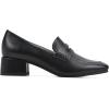 imageCLIFFS BY WHITE MOUNTAIN Womens Shoes Quiana Block Heeled LoaferBlackSmooth
