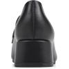imageCLIFFS BY WHITE MOUNTAIN Womens Shoes Quiana Block Heeled LoaferBlackSmooth