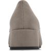 imageCLIFFS BY WHITE MOUNTAIN Womens Shoes Quiana Block Heeled LoaferTaupeSuedette