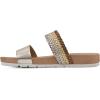 imageCLIFFS BY WHITE MOUNTAIN Womens Tactful Slide SandalPlatinoMetallicSmooth