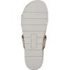 imageCLIFFS BY WHITE MOUNTAIN Womens Tactful Slide SandalPlatinoMetallicSmooth