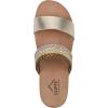 imageCLIFFS BY WHITE MOUNTAIN Womens Tactful Slide SandalPlatinoMetallicSmooth