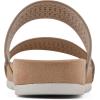 imageCLIFFS BY WHITE MOUNTAIN Womens Thrilled Slide SandalNaturalBurnishedSmooth