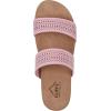 imageCLIFFS BY WHITE MOUNTAIN Womens Thrilled Slide SandalPinkBurnishedSmooth