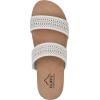imageCLIFFS BY WHITE MOUNTAIN Womens Thrilled Slide SandalWhiteBurnishedSmooth