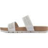 imageCLIFFS BY WHITE MOUNTAIN Womens Thrilled Slide SandalWhiteBurnishedSmooth