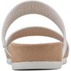 imageCLIFFS BY WHITE MOUNTAIN Womens Thrilled Slide SandalWhiteBurnishedSmooth