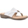 imageCLIFFS BY WHITE MOUNTAIN Bumble Womens Thong SandalWhiteSnakePatent
