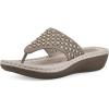 imageCLIFFS BY WHITE MOUNTAIN Womens Camila FlipFlopTaupeNubuck