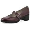imageCLIFFS BY WHITE MOUNTAIN Womens Hunta Cushioned DoubleStrap Mary Jane PumpBurgundyPatent