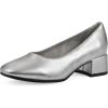 imageCLIFFS BY WHITE MOUNTAIN Womens Quintesa Cushioned Block Heel PumpSilverMetallicSmooth