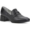 imageCLIFFS BY WHITE MOUNTAIN Womens Shoes Quiana Block Heeled LoaferBlackSmooth