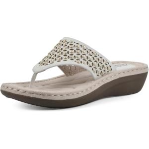 imageCLIFFS BY WHITE MOUNTAIN Womens Camila FlipFlopWhiteNubuck