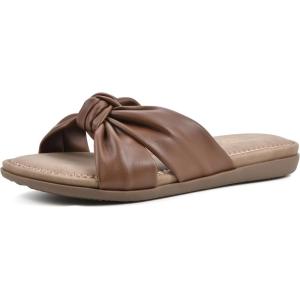 imageCLIFFS BY WHITE MOUNTAIN Womens Favorite Knotted Slide SandalBrownSmooth