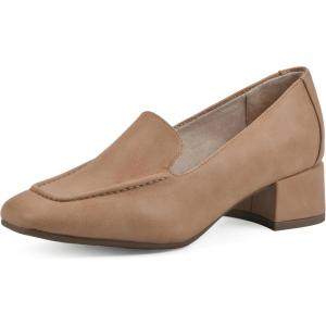 imageCLIFFS BY WHITE MOUNTAIN Womens Quinta Low Block Heel LoaferNaturalGrainy