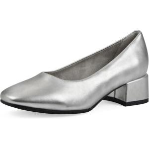 imageCLIFFS BY WHITE MOUNTAIN Womens Quintesa Cushioned Block Heel PumpSilverMetallicSmooth