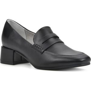 imageCLIFFS BY WHITE MOUNTAIN Womens Shoes Quiana Block Heeled LoaferBlackSmooth
