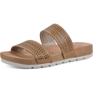imageCLIFFS BY WHITE MOUNTAIN Womens Thrilled Slide SandalNaturalBurnishedSmooth