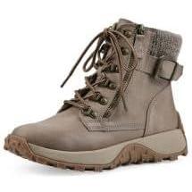 imageCLIFFS BY WHITE MOUNTAIN Womens Tracking Cushioned LaceUp City Hiker Sneaker BootStoneFabric