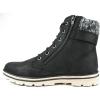 imageCLIFFS BY WHITE MOUNTAIN Shoes Kelsie Womens Laceup Hiker Style BootieBlackFabric