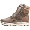 imageCLIFFS BY WHITE MOUNTAIN Shoes Kelsie Womens Laceup Hiker Style BootieBrownFabric