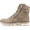 imageCLIFFS BY WHITE MOUNTAIN Shoes Kelsie Womens Laceup Hiker Style BootieStoneFabric