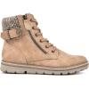 imageCLIFFS BY WHITE MOUNTAIN Shoes Kelsie Womens Laceup Hiker Style BootieWheatFabric