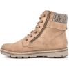 imageCLIFFS BY WHITE MOUNTAIN Shoes Kelsie Womens Laceup Hiker Style BootieWheatFabric