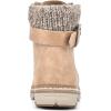 imageCLIFFS BY WHITE MOUNTAIN Shoes Kelsie Womens Laceup Hiker Style BootieWheatFabric