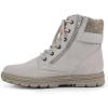 imageCLIFFS BY WHITE MOUNTAIN Shoes Kelsie Womens Laceup Hiker Style BootieWinter WhiteBurnishedFab