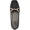 imageCLIFFS BY WHITE MOUNTAIN Womens Bestow MocToe Loafer FlatBlackSmooth