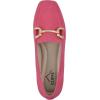 imageCLIFFS BY WHITE MOUNTAIN Womens Bestow MocToe Loafer FlatFuchsiaSuededSmooth