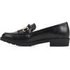 imageCLIFFS BY WHITE MOUNTAIN Womens Galeena Cushioned Loafer FlatBlackSmooth