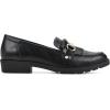imageCLIFFS BY WHITE MOUNTAIN Womens Galeena Cushioned Loafer FlatBlackSmooth