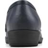 imageCLIFFS BY WHITE MOUNTAIN Womens Galeena Cushioned Loafer FlatNavyBurnishedSmooth