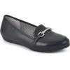 imageCLIFFS BY WHITE MOUNTAIN Womens Glowing Cushioned Loafer FlatBlackSmooth