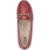 imageCLIFFS BY WHITE MOUNTAIN Womens Glowing Cushioned Loafer FlatDk RedCrocoPrint