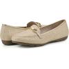 imageCLIFFS BY WHITE MOUNTAIN Womens Glowing Cushioned Loafer FlatGoldMultiRaffia