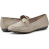 imageCLIFFS BY WHITE MOUNTAIN Womens Glowing Cushioned Loafer FlatTaupeCrocoPrint
